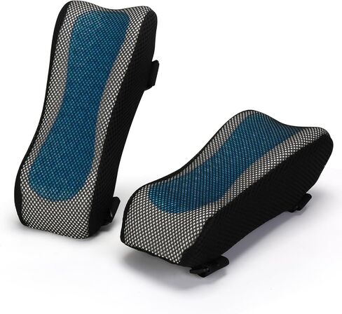 Office Chair Arm Rest Covers, Ergonomic Armrest Pads with Elbow Support Cushion for Computer, Gaming, and Desk Chairs (Set of 2, Mesh Cover) in Kuwait