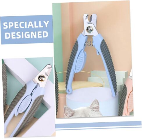 Dog Nail Clipper for Small Animals Ergonomic Paw Trimmer with Comfortable and Easy Nail Cutter for Kittens Puppies and Small Pets Convenient Pet Grooming Tool in Saudi Arabia