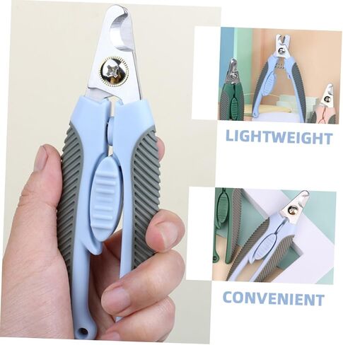 Dog Nail Clipper for Small Animals Ergonomic Paw Trimmer with Comfortable and Easy Nail Cutter for Kittens Puppies and Small Pets Convenient Pet Grooming Tool in Saudi Arabia