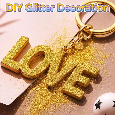 Extra Fine Glitter, Holographic Luxury Gold Glitter, 6.35oz(180g) Ultra Fine Craft Glitters, 1/128" Resin Glitter Powder for Hair Body, Nails, Arts and DIY Crafts Decoration in Kuwait