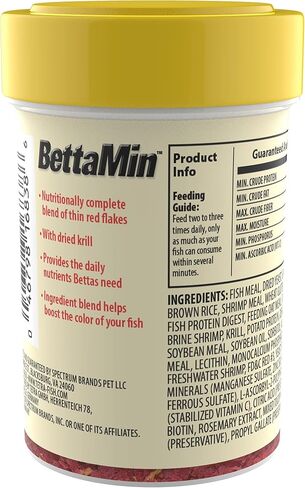 Tetra 16838 BettaMin Flakes, 0.81-Ounce,Blacks & Grays in Saudi Arabia
