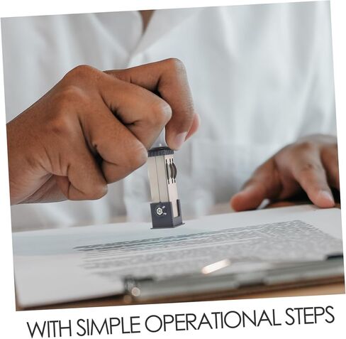 Gadpiparty Metal Date Rolling Stamp Lold For Datise Date Marking Handheld Design Office و Home Use Easy to Office Tool in Kuwait