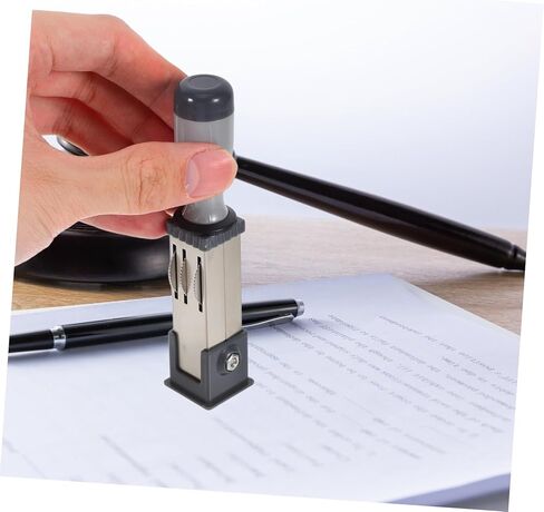 Gadpiparty Metal Date Rolling Stamp Lold For Datise Date Marking Handheld Design Office و Home Use Easy to Office Tool in Kuwait
