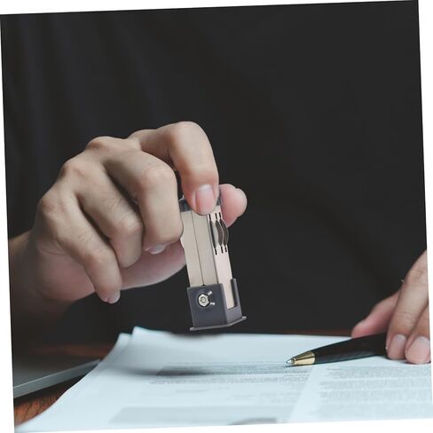 Gadpiparty Metal Date Rolling Stamp Lold For Datise Date Marking Handheld Design Office و Home Use Easy to Office Tool in Kuwait