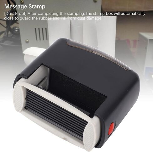 Self Inking Stamp Kit Self Stamping Tool Personalized Stamp Imprint Size with Black Ink for Date Numbers Custom Content in Saudi Arabia