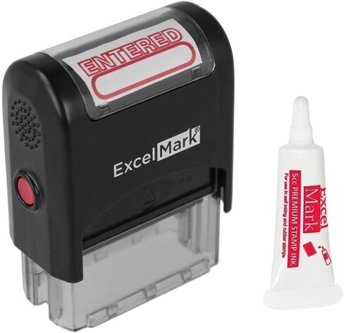 أدخلت Excelmark ختم مطاطية exlmark - الحبر الأحمر (42A1539WEB -R) (ختم بالإضافة إلى حبر إعادة ملء 5cc) in Saudi Arabia