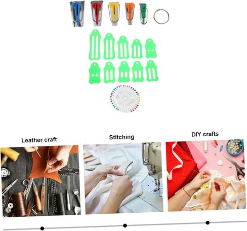Gatuida 1SET Bias Tape Maker مجموعة أدوات الخياطة DIY لربط النسيج الخاص بربط النسيج والحرف الدائمة ومريحة للاستخدام المهني الشخصي للتقليب in Kuwait
