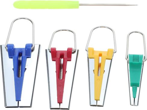 Toyvian 1 Set Set Bias Tape Maker Set أدوات خياطة خياطة للنسيج والجلد 6 مم 12 مم 25 مم مع AWL لمشاريع DIY والإبداعية in Saudi Arabia