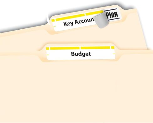 Avery 5966 ملصقات ملفات دائمة ، 1/3 قطع ، 1500/bx ، أصفر in Saudi Arabia