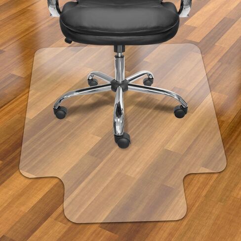 Kasepie 1.5mm Frosted Textured Office Chair Mat for Hardfloor - Heavy Duty Floor Protectors for Chairs, Anti-Slip Desk Chair Pad Low Pile Rug Compatible (30.3"x 48.4") in Saudi Arabia