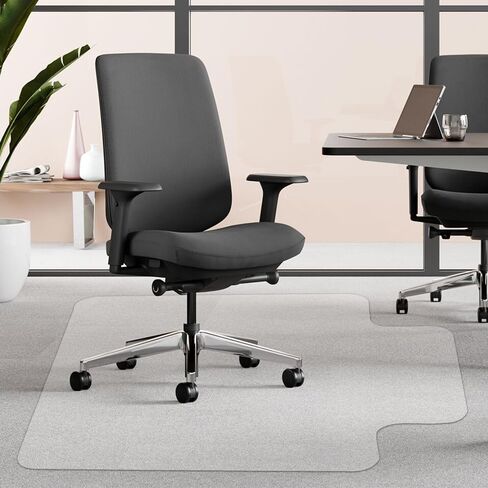 Kasepie 1.5mm Frosted Textured Office Chair Mat for Hardfloor - Heavy Duty Floor Protectors for Chairs, Anti-Slip Desk Chair Pad Low Pile Rug Compatible (30.3"x 48.4") in Saudi Arabia