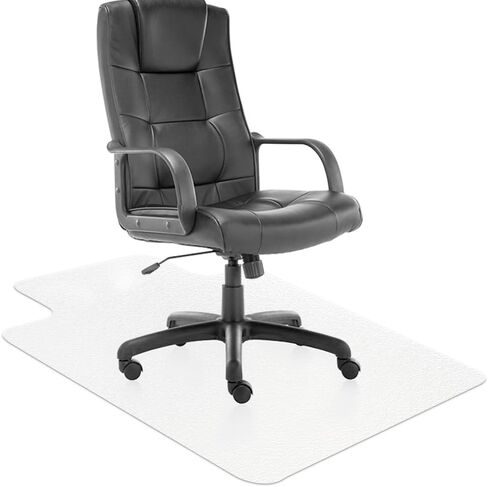 Kasepie 1.5mm Frosted Textured Office Chair Mat for Hardfloor - Heavy Duty Floor Protectors for Chairs, Anti-Slip Desk Chair Pad Low Pile Rug Compatible (30.3"x 48.4") in Saudi Arabia