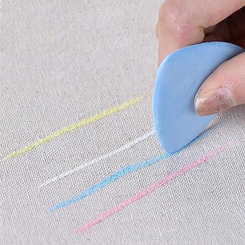 10pcs colorprofessional tailors chalk - طباشير خياطة النسيج ، خياطة خياطة النسيج علامة الطباشير | خياطات النسيج الملونة الطباشير مع شكل مثلث ، وأدوات وضع علامات النسيج محو ، وأدوات الخياطة in Saudi Arabia