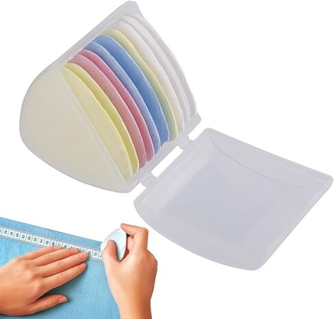 10pcs colorprofessional tailors chalk - طباشير خياطة النسيج ، خياطة خياطة النسيج علامة الطباشير | خياطات النسيج الملونة الطباشير مع شكل مثلث ، وأدوات وضع علامات النسيج محو ، وأدوات الخياطة in Saudi Arabia
