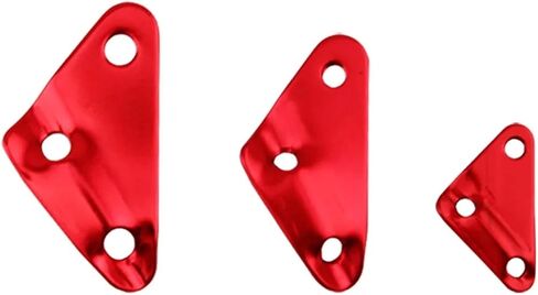 Guyline Tensioner 50pcs Triangle Tent Guyline para Cord Rope Fastener Guy Line Adjuster Runner Wind Stopper Tightener Hook Buckle Tensioner for Camping(Small) in Saudi Arabia