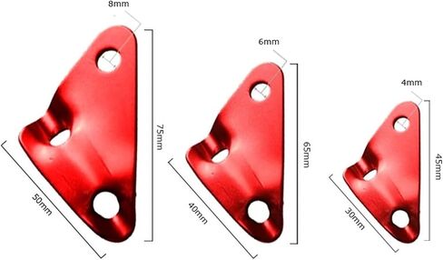 Guyline Tensioner 50pcs Triangle Tent Guyline para Cord Rope Fastener Guy Line Adjuster Runner Wind Stopper Tightener Hook Buckle Tensioner for Camping(Small) in Saudi Arabia