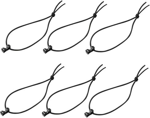 Nuobesty 15pcs خطافات حزام مرنة متعددة الألباس حبل السلك الضيق مقطع الضيق لتأمين أحزمة الويب وربط الحبال في الهواء الطلق والداخلي الاستخدام in Kuwait