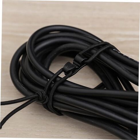 Nuobesty 15pcs خطافات حزام مرنة متعددة الألباس حبل السلك الضيق مقطع الضيق لتأمين أحزمة الويب وربط الحبال في الهواء الطلق والداخلي الاستخدام in Kuwait