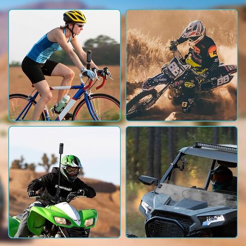 حامل هاتف CamKix BarGrip لقضبان UTV من جميع الأشكال - متوافق مع Polaris وCanAm وHonda وKawasaki وYamaha وWildcat - دوران 360 درجة لأقفاص 1"-2" RZR وملحقات الهواتف الذكية UTV in Kuwait