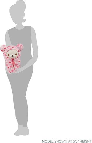 San -X الأصلي Rilakkuma Hearts Bag Bag Plush - 15 "Korilakkuma in Kuwait