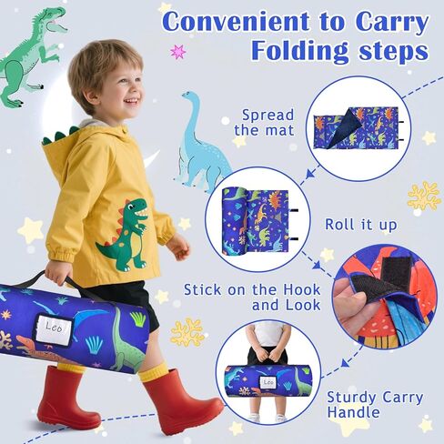 حصيرة قيلولة صغيرة مع حقيبة نوم للوسادة للأطفال والفتيان والبنات أكياس ناعم ناع in Kuwait