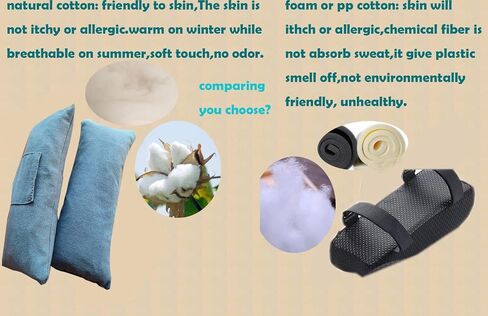 Office Chair Arm Pads Soft & Comfortable Elbow Rest & Forearm Support 100% Cotton Filled Armrest Pads for Desk,Computer & Gaming Ergonomic Elbow Pad Multifunctional Rest Cushion 2 Pack in Saudi Arabia
