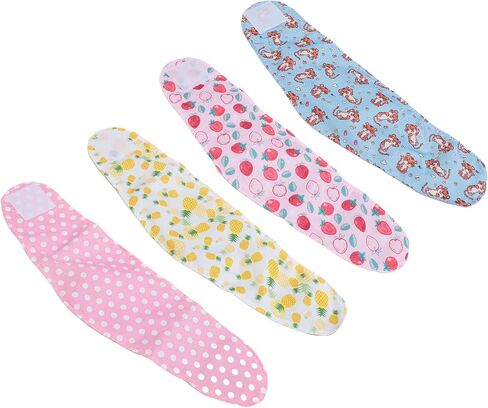 Pomya Dog Diapers Male ، Male Dog Belly Band Band يمكن إعادة استخدامه الأنيق المريح 4pcs لرعاية ما بعد الجراحة (L) in Saudi Arabia
