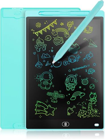 [2 Pack] Genialba LCD كتابة لوحة رسوبلات ملونة بحجم 8.5 بوصة ، وهدايا تودلر التعليمية للألعاب التعليمية للفتيات والفتيان البالغ من العمر 3-8 سنوات ، وسادة الرسم الإلكترونية للأطفال (Pink & Blue) in Kuwait