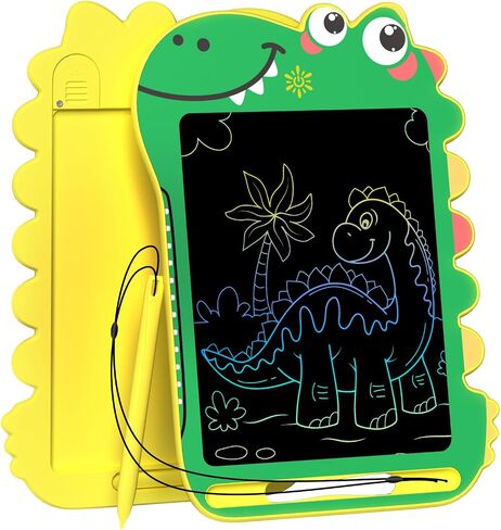 BKM LCD Writing Tablet for Kids, Educational Toddler Toys, Colorful Doodle Board Drawing Tablet with Screen Lock & Erase Button, Dinosaur Toys for Ages 3-8, Birthday Gifts for Boys Girls,8.5 inch in Saudi Arabia