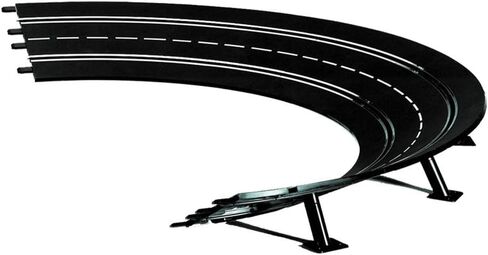 High Banked Curve 2/30, 6Piece - Digital 124/132 & Analog in Saudi Arabia