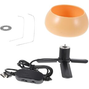 Gadpiparty 1Set DIY Beading Bowl with Curved Needles Electric Bead Spinner Loader for Quick Bead Stringing USB Powered for Crafting Jewelry Projects and DIY Enthusiasts in Saudi Arabia