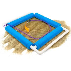 RELODECOR BEATHCOMBING SHARK TOUN SIFTER - SIFTER رمل خفيف الوزن لأسنان القرش والصيد الأحفوري ، متين مع قبضة مريحة وحزام معصم in Kuwait