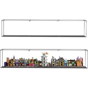 Acrylic Display Case Compatible with Lego 76444 Alley Wizarding Shops Dustproof Clear Display Box(NOT Included The Model) in Saudi Arabia