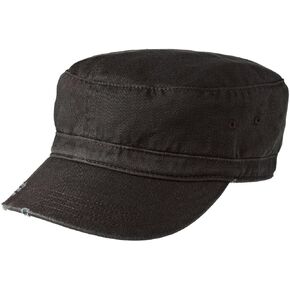 District Threads Distressed Military Style Twill Hat in Saudi Arabia