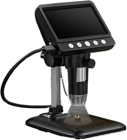 DM7C-B1 50-1000X Microscope Microscope 1 ملايين بكسل المجهر الإلكترونية الصناعية مع شاشة 4.3 بوصة in Kuwait