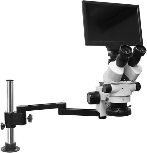 MH05B Jewelry Engraving Precision Stereoscopic Microscope 7 * 45X with Screen, Binocular Microscope,Jewelry Tools in Saudi Arabia