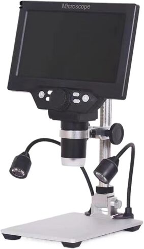 G1200D 12MP 1-1200X HD Microscope Digital Microscope Camera with Built-in Battery & 7" Color Screen in Saudi Arabia