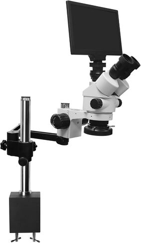 MS03B المجوهرات النقش الدقة المجهر المجسم 7 * 45x مع الشاشة ، المجهر المجهر ، أدوات المجوهرات in Saudi Arabia