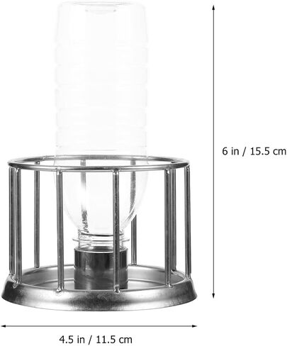 Toyvian Turtle Water Dish Stainless Steel Feeding Basin for Tortoises and Reptiles Easy to Use Water Feeder Prevents Splashing for Home and Pet Stores in Saudi Arabia