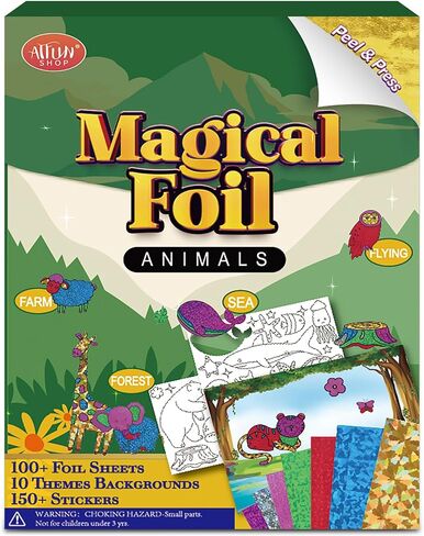Halloween Crafts for Kids Foil Art No Mess Foil Craft Toy for Kids Ages 4 5 6 7 8 9 10, DIY Activity Kit with Spooky Ghosts, Pumpkins & Bats,Halloween Party Favors Toys & Games for Boys and Girls in Saudi Arabia