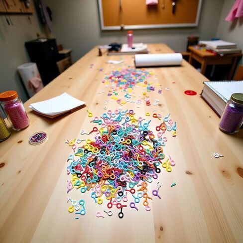200Pcs Colorful Small Screw Eye Pins, Eye Screw Clasps, Jewelry Eye Hooks, Self Tapping Screws, Mini Hoop Pegs, Craft Eyelets for DIY Jewelry Making Eye Pins, Arts, Crafts and Sewing in Saudi Arabia