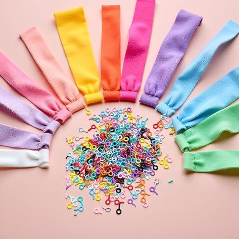 200Pcs Colorful Small Screw Eye Pins, Eye Screw Clasps, Jewelry Eye Hooks, Self Tapping Screws, Mini Hoop Pegs, Craft Eyelets for DIY Jewelry Making Eye Pins, Arts, Crafts and Sewing in Saudi Arabia
