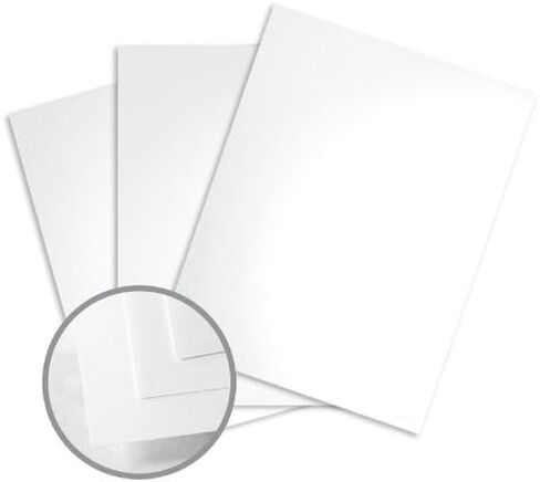 19x13 100# White Blazer Digital C/2S Gloss Cover - 250 Sheets [279662] in Kuwait