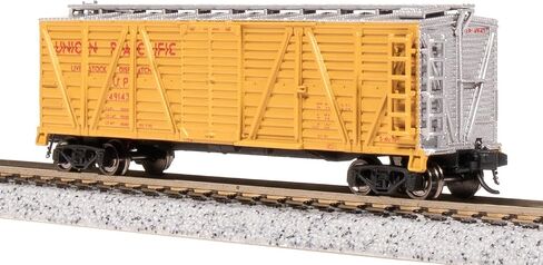 Broadway Limited 8456 40' Wood Stock Car, UP 49143, Cattle Sounds, N Scale in Saudi Arabia