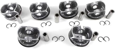 84.5mm Piston Kit 06E107065CF For A6 A7 A8 2.8 FSI V6 BDX CCDA CCEA Engine Parts Engines & Components Piston Ring Parts Accessories in Saudi Arabia