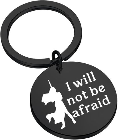 AKTAP Throne of Glass Inspired Gift I will Not Be Afraid SJM keychain for Book Lover jewelry Bookish Gift (Throne Glass keychain) in Kuwait