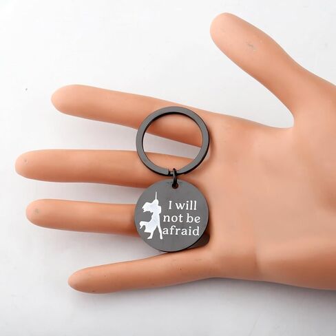 AKTAP Throne of Glass Inspired Gift I will Not Be Afraid SJM keychain for Book Lover jewelry Bookish Gift (Throne Glass keychain) in Kuwait