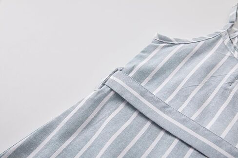 فساتين LittleSpring للفتيات صيفية كاجوال عصرية مخططة بحزام سباغيتي للأطفال in Kuwait