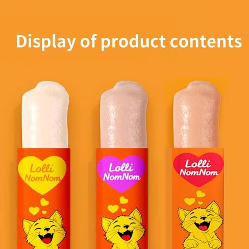 Petpal Lolli Nomnom Hydrating Cat Treats ، 30 Count ، الدجاج ، التونة وسود COD ، وجبات خفيفة ممتعة للتلعق للترطيب الصحي in Saudi Arabia