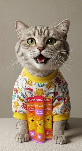 Petpal Lolli Nomnom Hydrating Cat Treats ، 30 Count ، الدجاج ، التونة وسود COD ، وجبات خفيفة ممتعة للتلعق للترطيب الصحي in Saudi Arabia